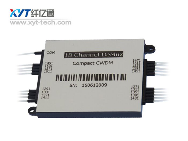 14channel Single Fiber Compacted CWDM Module with LCAPC Connector Low IL