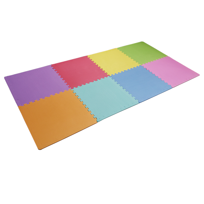 Nontoxic 24in x 24in EVA Interlocking Foam Exercise Indoor Playground Mat