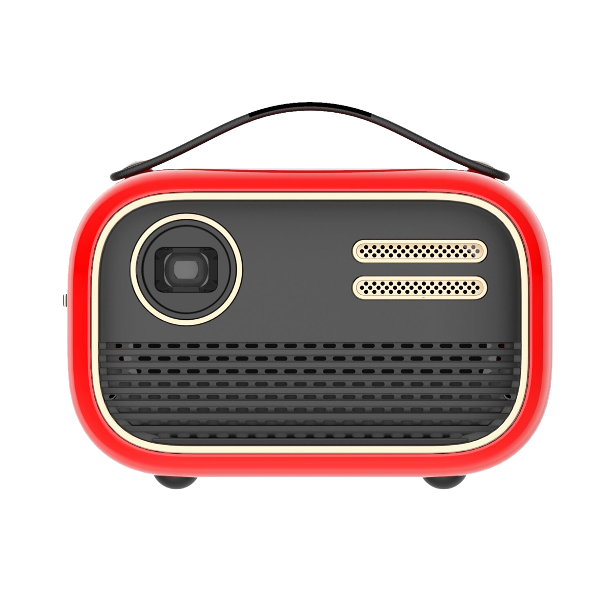 Fashion Design China Red Mini Pocket DLP Projector with Long Standby Timer