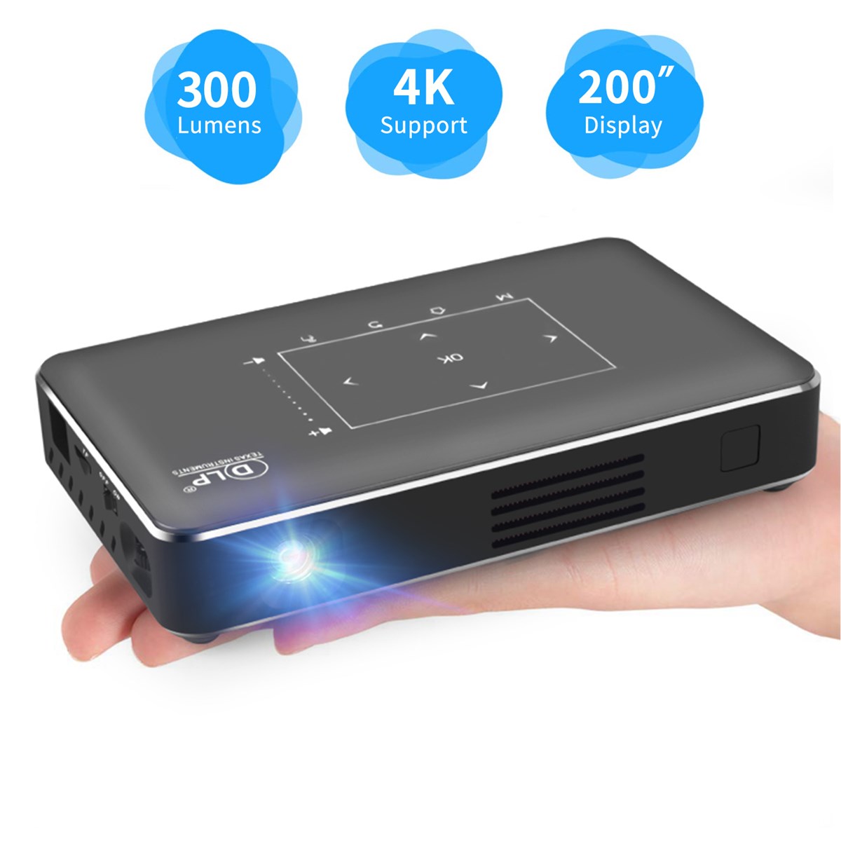 Portable Pico Projector for Indoor Outdoor Entertainment