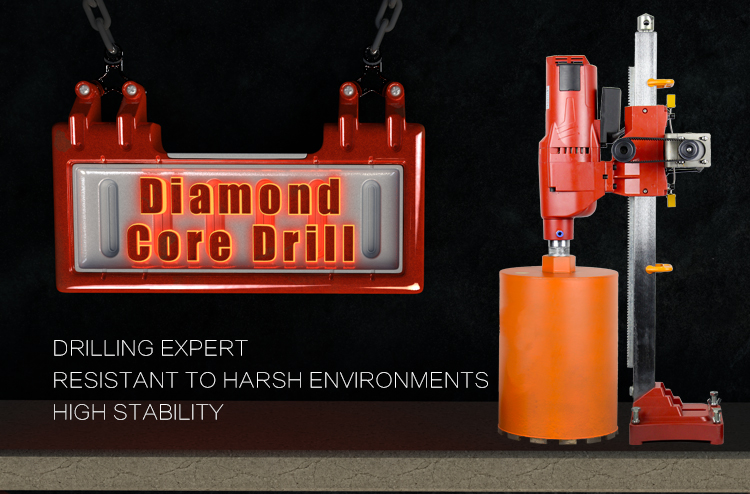110V220V Vertical Automatic Core Drill Machine Concrete For Sale