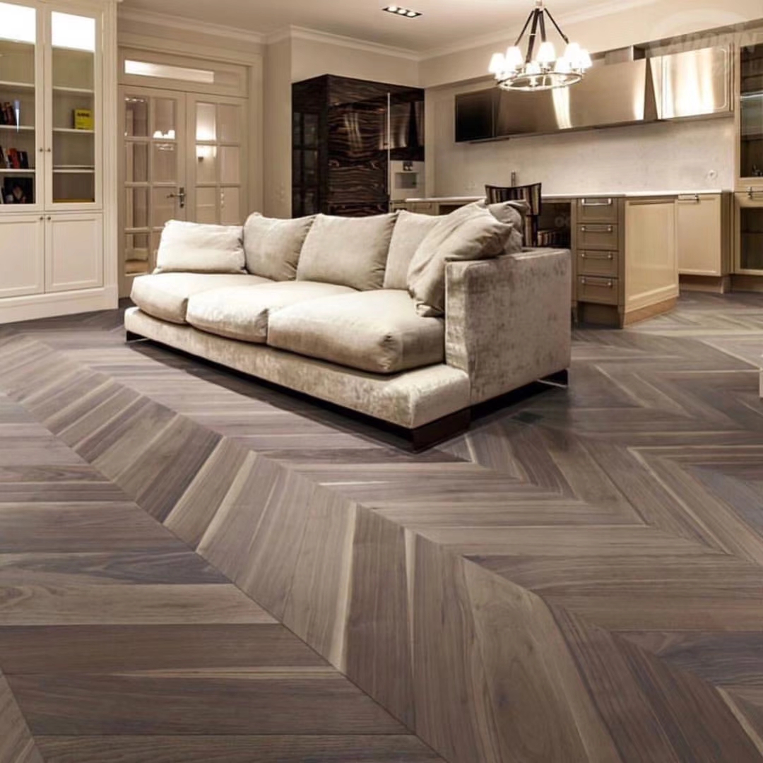 ChevronMulti Layer teak chevron engineered wood flooring