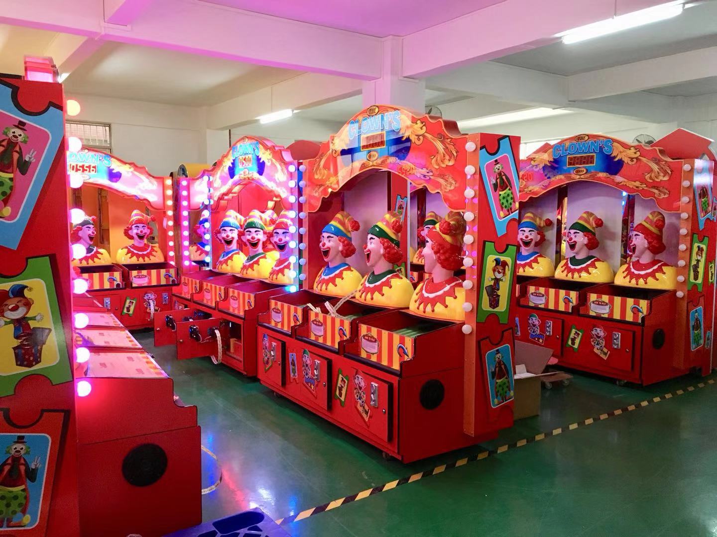 New version the Clowns game with JP functionTicket Redemption Game Machine