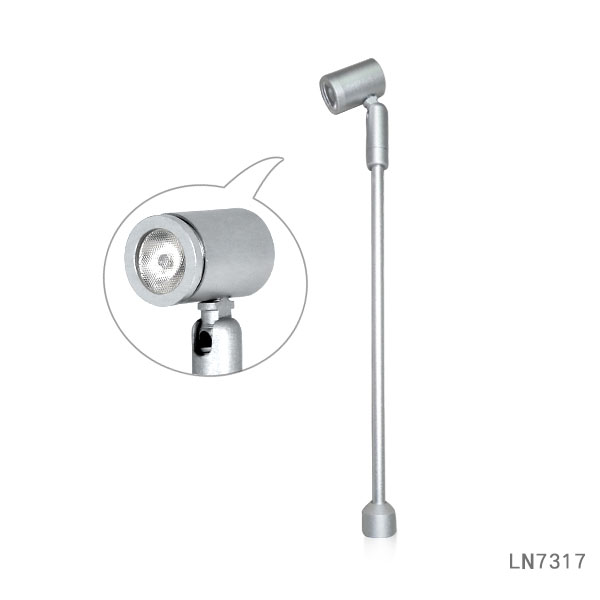 Adjustable Base 1W LED Mini Jewelry Pole Showcase Light LN7317