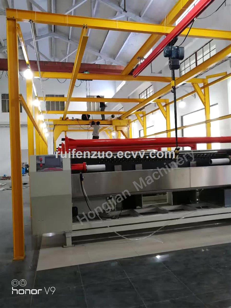 Automatic electroplating production line for the rotogravure cylinder