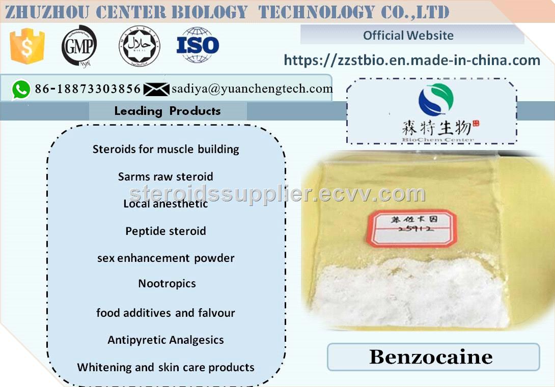 Local Anesthetic Benzocaine with 99 Pain Killer Powder CAS 94097