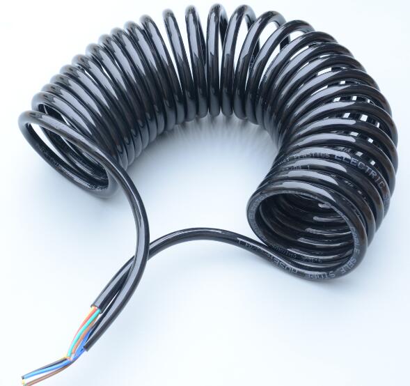 ABS power cable truck trailer coil sprial cable