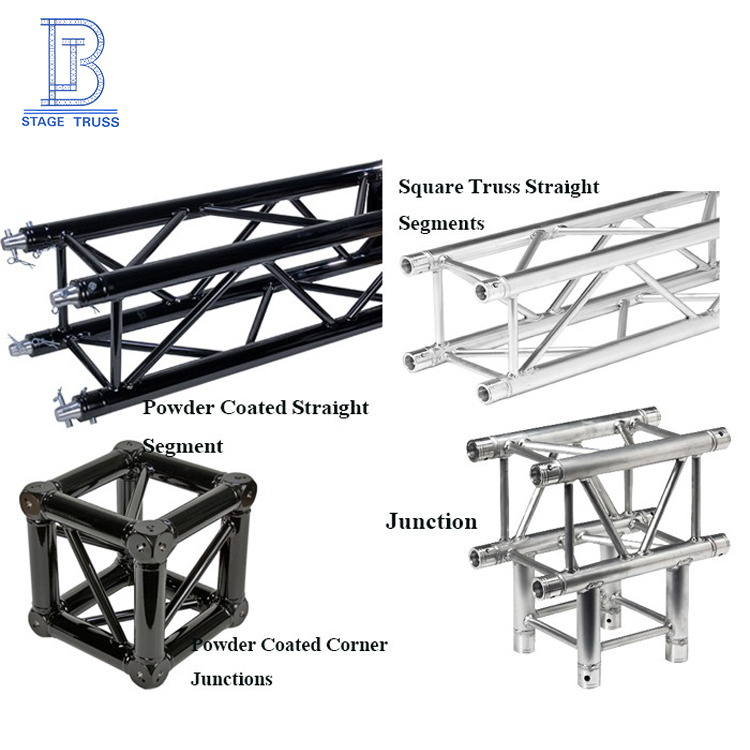 Outdoor performance lighting aluminum roof truss