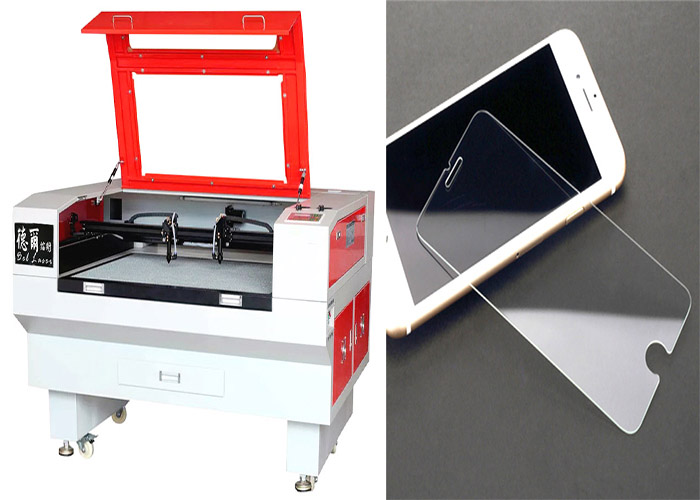 80 100W Rotating 1280 CO2 Laser Cutting Machine For Metal CNC Laser Cutter