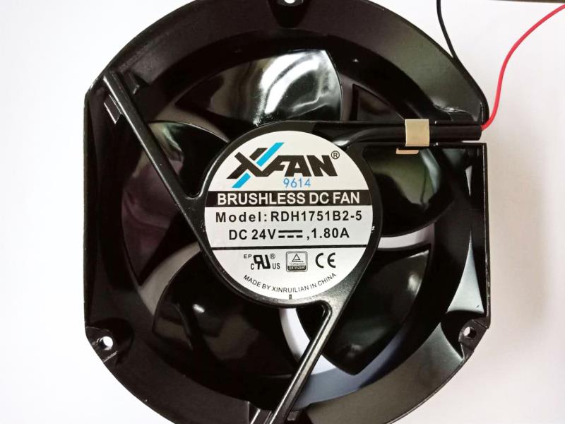 DC Axial Fan 172x150x51mm 24V 180A