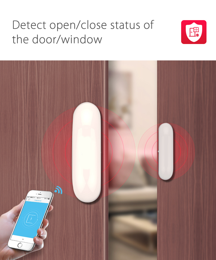 REHENT Tuya Smart Home Security door window contact wifi sensor