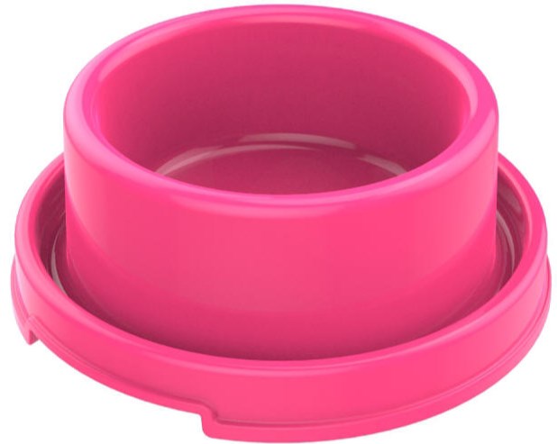 pet antiants plastic bowl smooth surface dog cat feeder