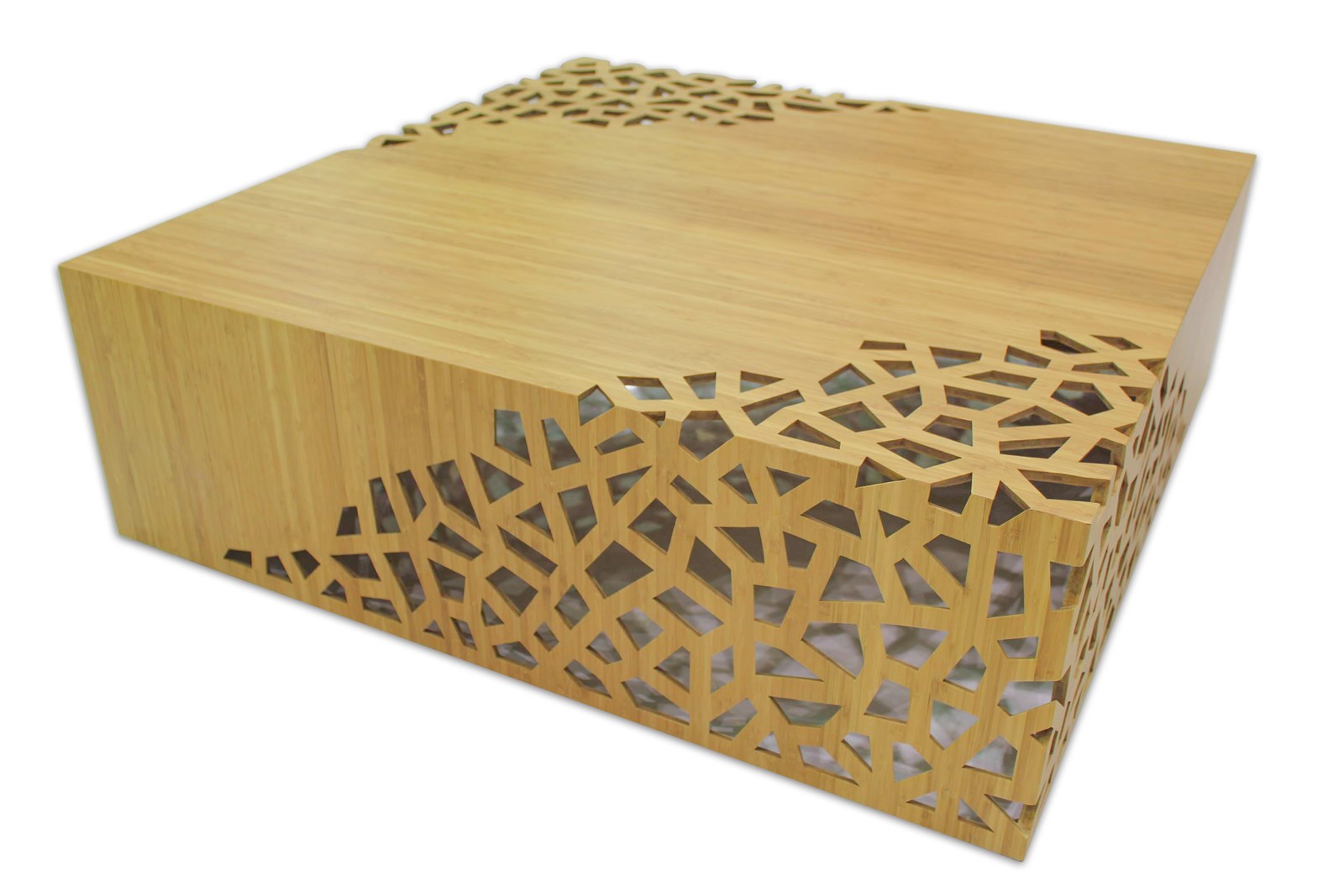 Lace Solid Bamboo carving Coffee Table