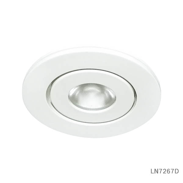 Movable light head 3W recessed led cabinet light LN726X