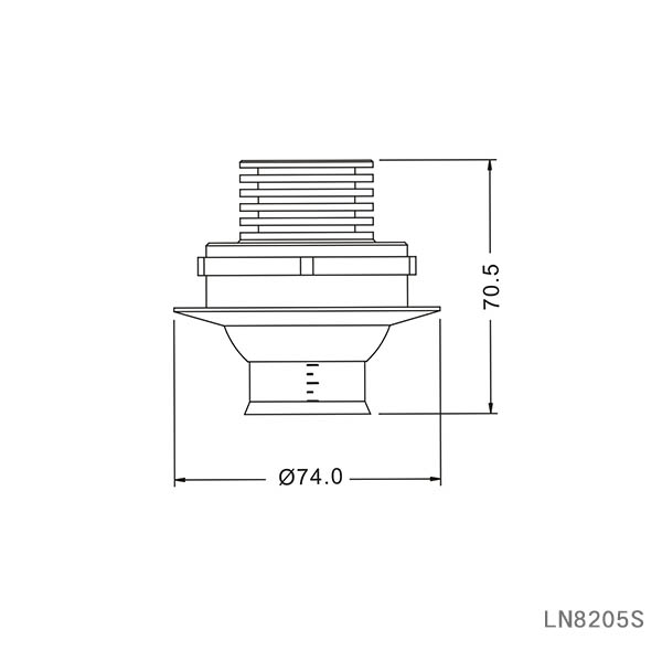 Adjustable focus 6W cob led recessed downlight LN8205S