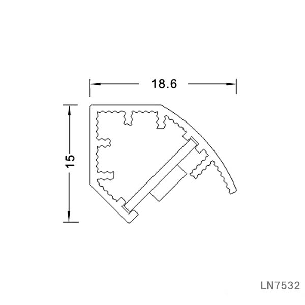 V sharp DC12V led hard strip light bar for displaying LN7532