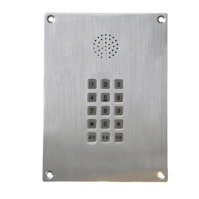 Stainless steel handsfree explosion proof telephoneJWBT812