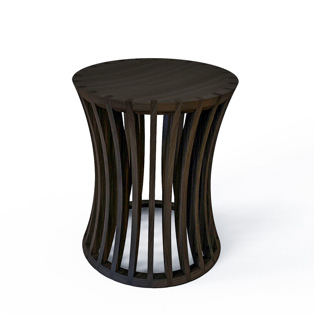 Yu Solid Bamboo stool without cushion