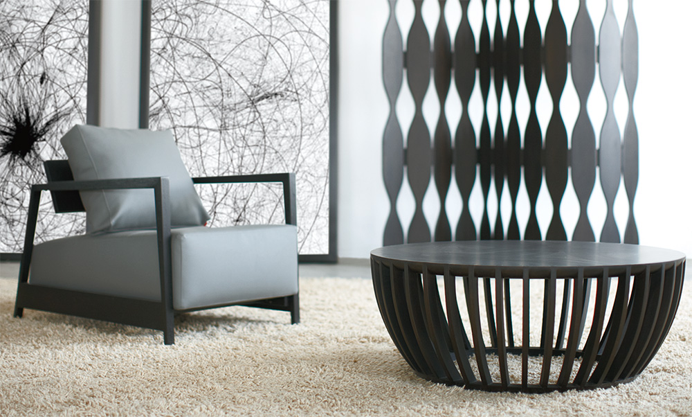 Yuan Round Solid Bamboo Coffee Table with Glass Top or Bamboo top