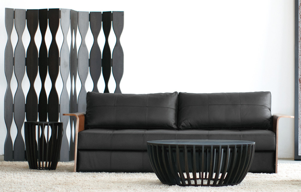 Yuan Round Solid Bamboo Coffee Table with Glass Top or Bamboo top