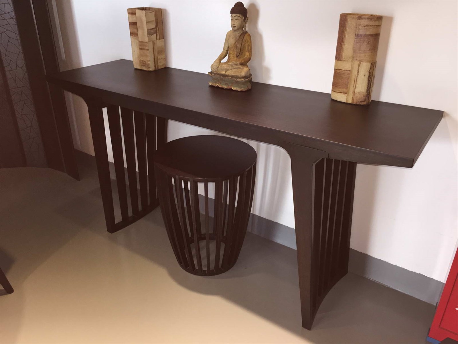 Alta Solid Bamboo Console Table