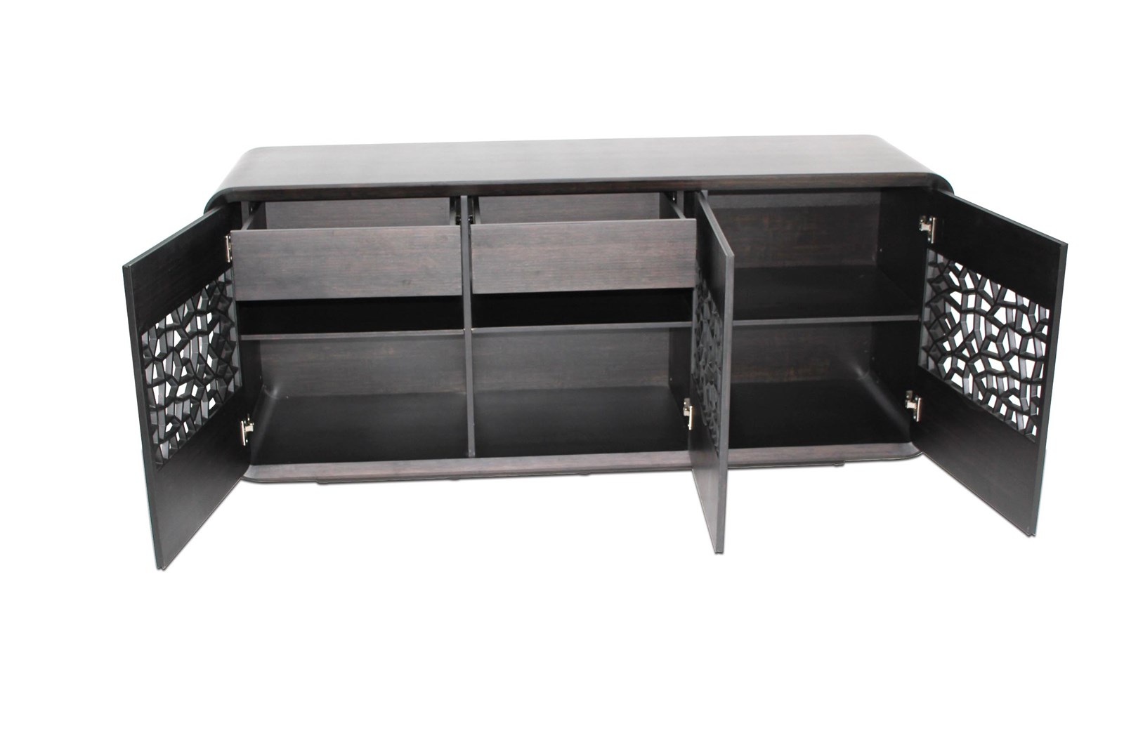 Beverly Solid Bamboo Buffet with carving door