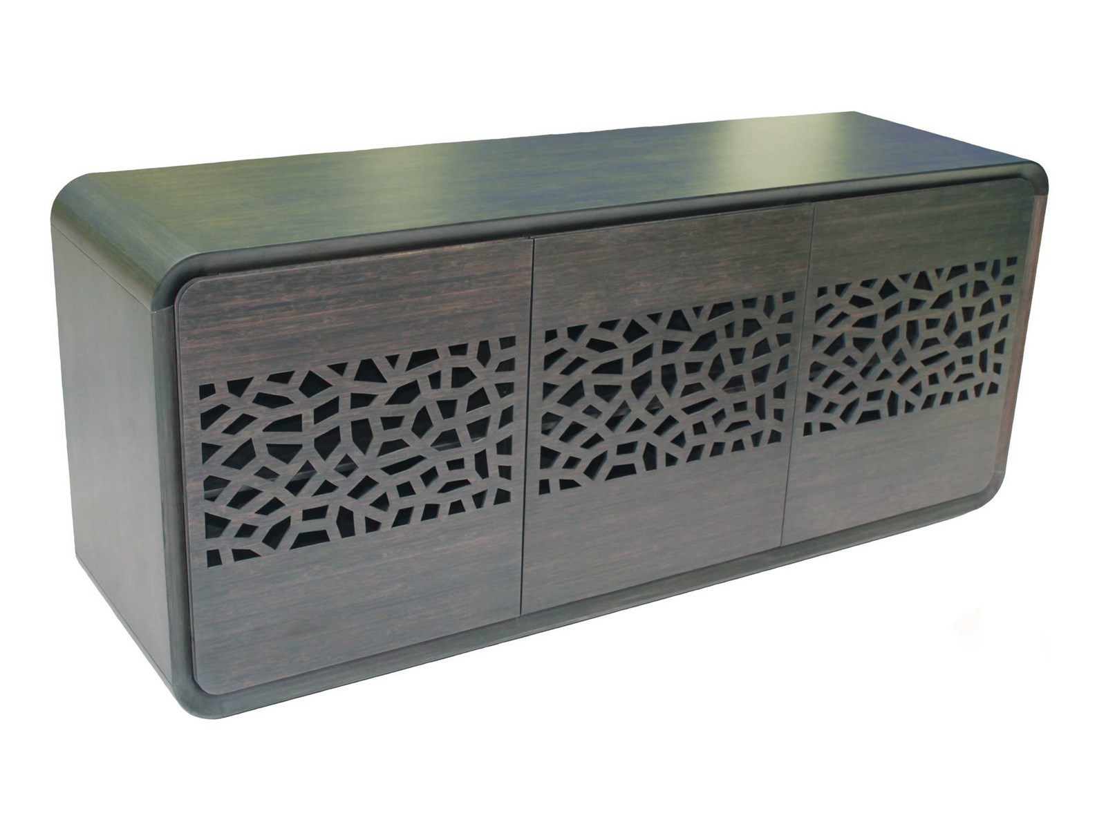 Beverly Solid Bamboo Buffet with carving door