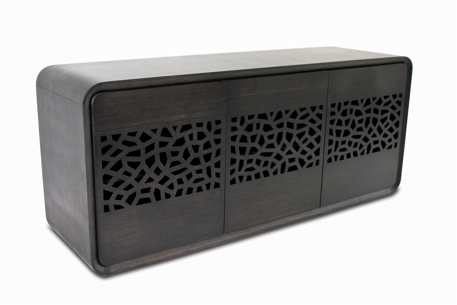 Beverly Solid Bamboo Buffet with carving door