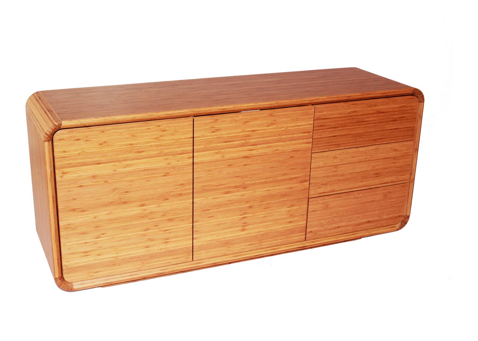 Beverly Solid Bamboo Buffet with carving door