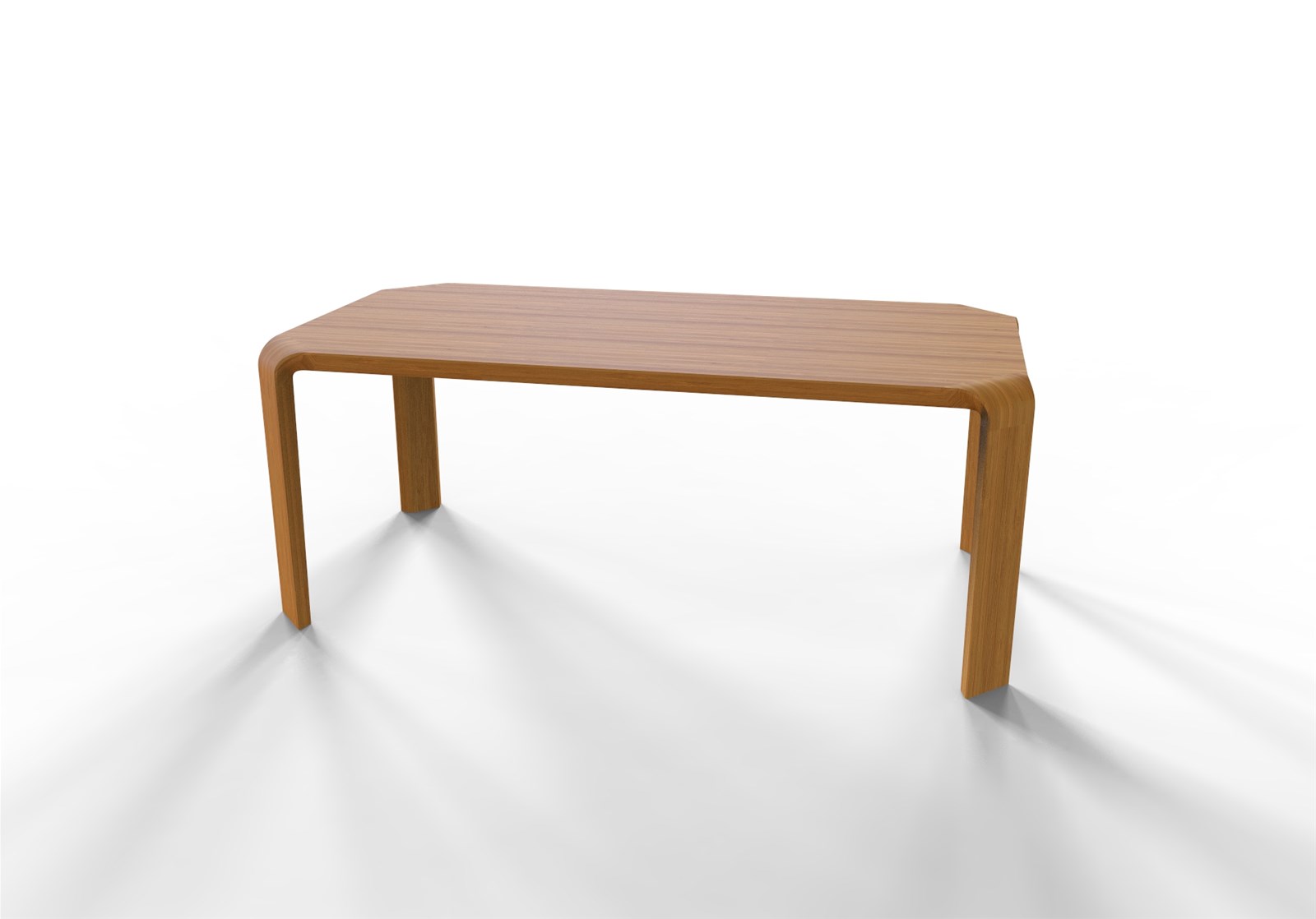 Beverly Solid Bamboo Dining Table