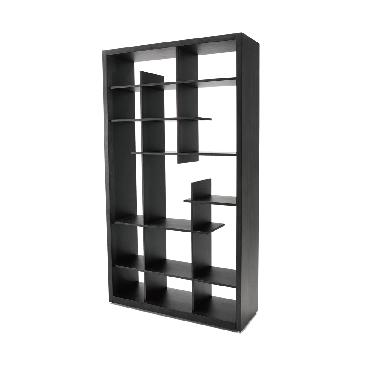 Lattice Solid Bamboo Shleving Unit bookcase