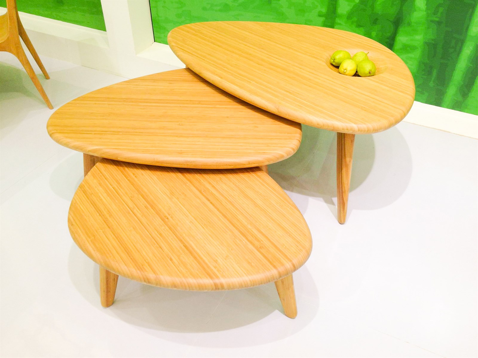 Pebbles Bunch Solid Bamboo Coffee Table