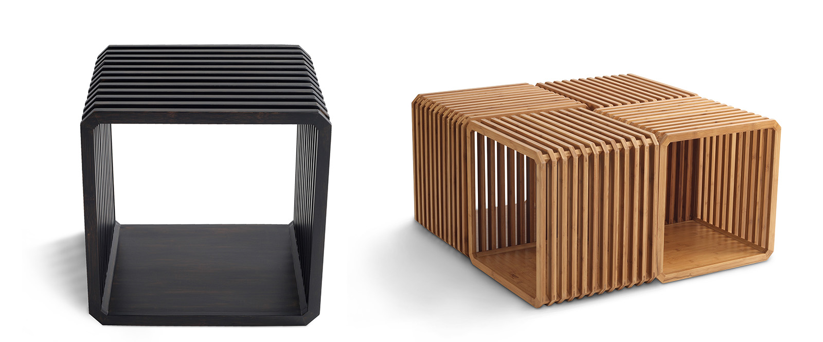 Slot Solid Bamboo Storage Unit