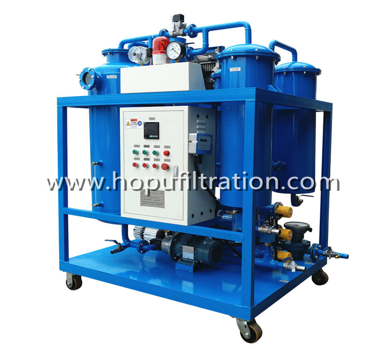 Hot Sale Vacuum Turbine Oil Purification Plant Lubricant Treatment MachineVacuum Dehydration and Degassing