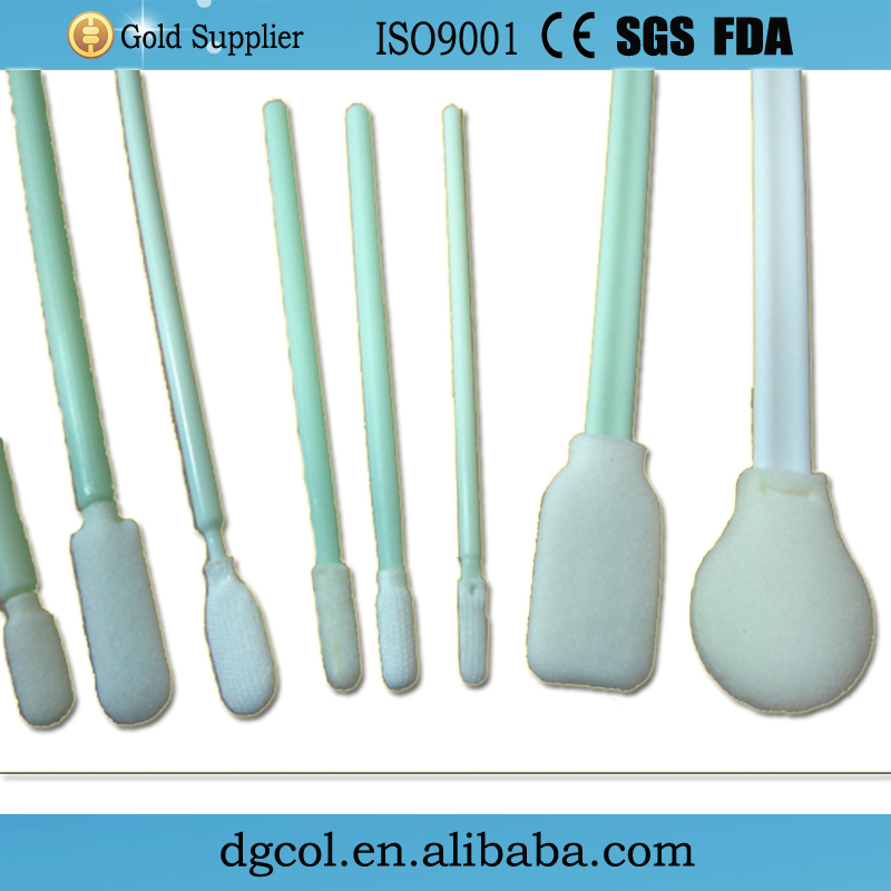 CHFS742 cleanroom swabs with foam tip and ESD handle