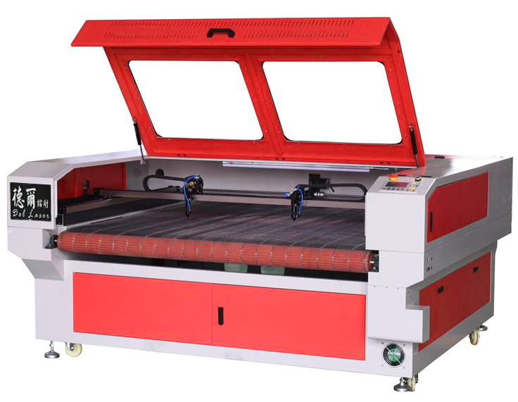 Small Laser Cutting Machine Light Convenient Double Heads Honeycomb Platform