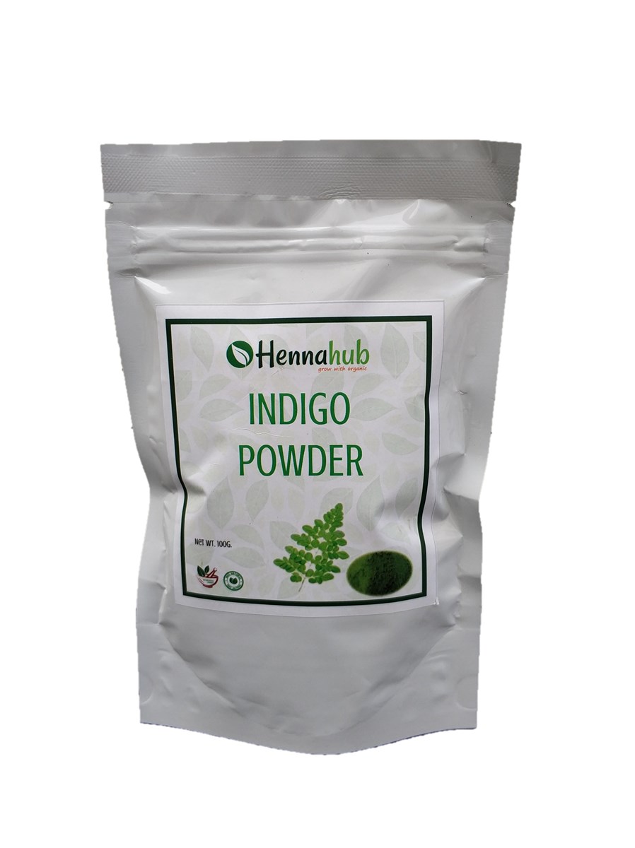 Herbal Indigo Powder of plant Indigofera tinctoria