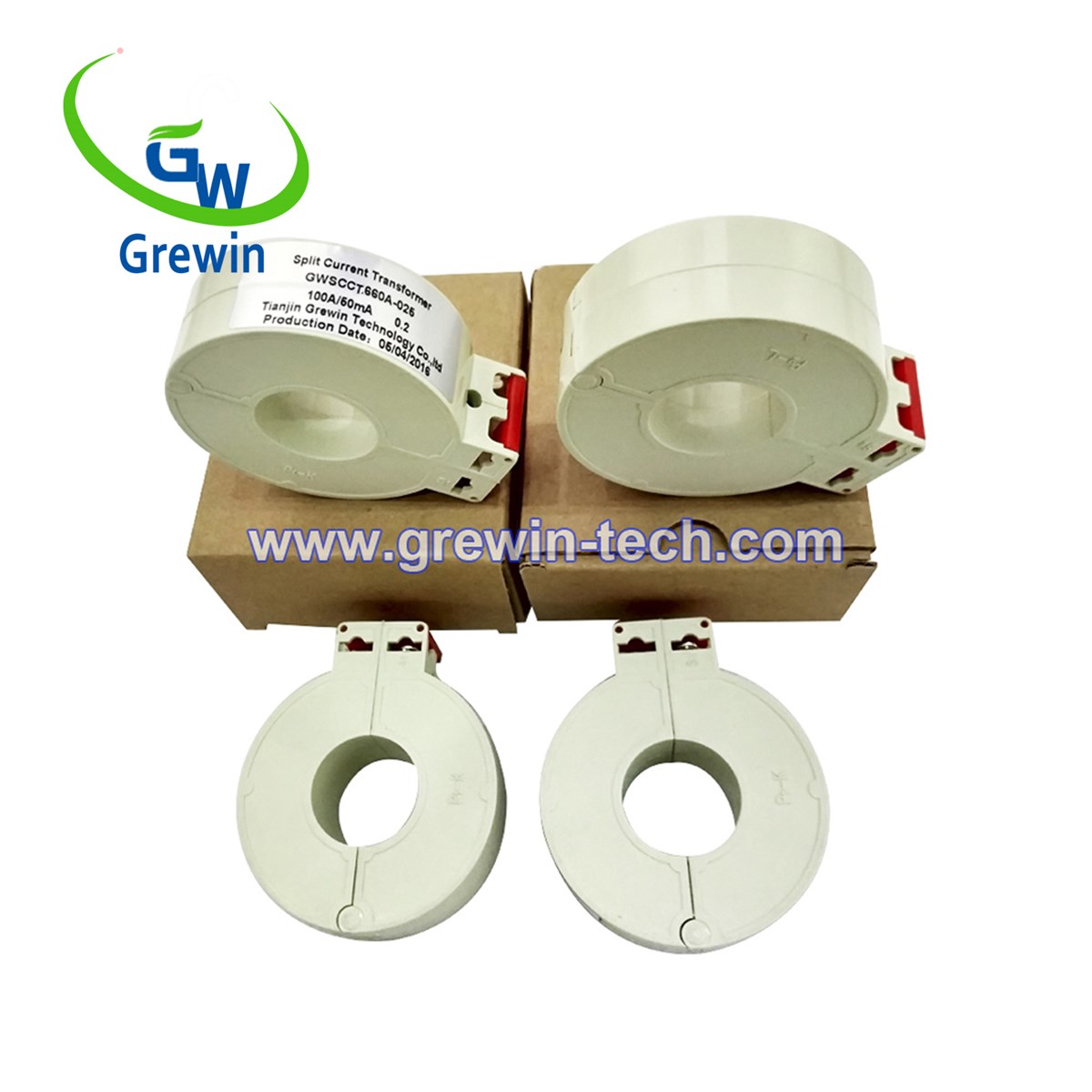 25kHz 02 Accuracy Split Core Current Transformers Portable CT for Testing