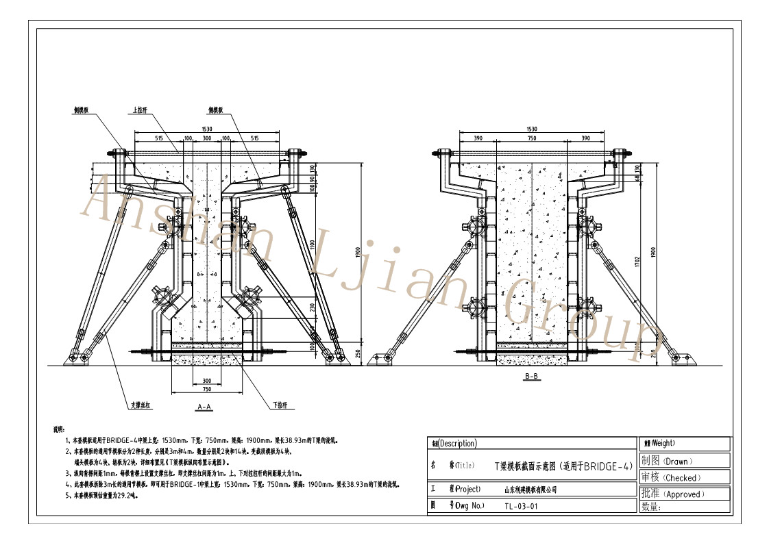 Steel Form Work for concrete slab construction