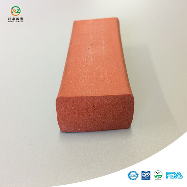 Costeffective household silicone foam cord rectangular profile