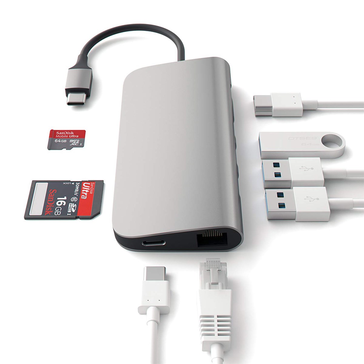 HOTSALE Typec hub USB303 4K30Hz HD MI USBC PD 30 Compatible for MacBook Air Pro