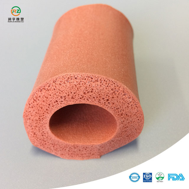 Hot silicone sponge tube foam sponge tube