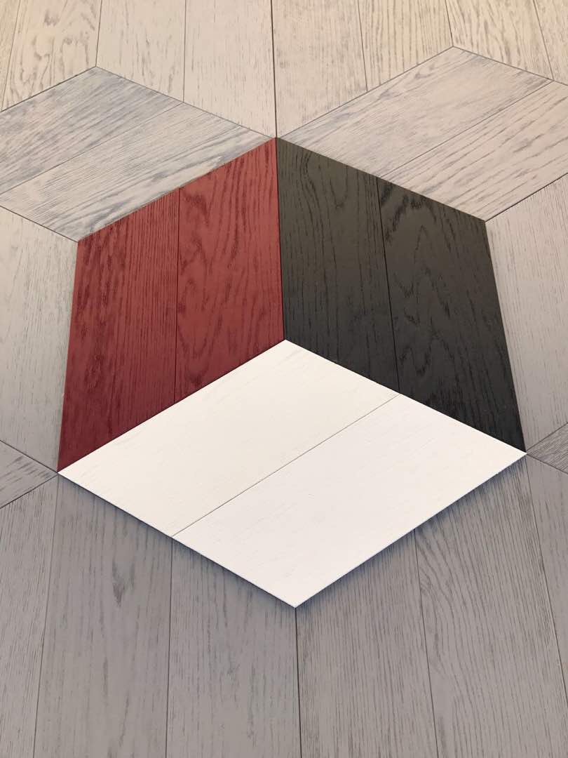 Rhombus 3D Parquet Geometry Parquet