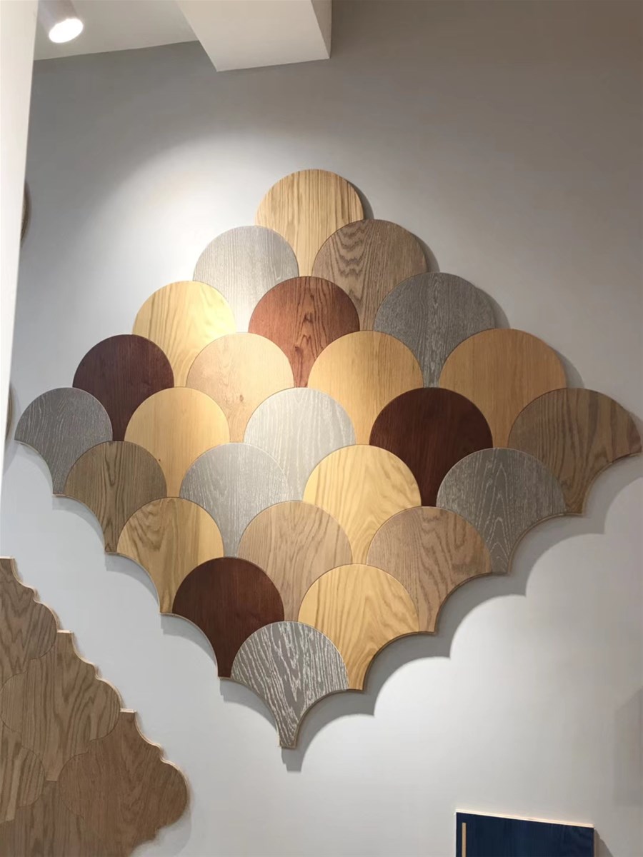 Squama Geometry Parquet Engineered wood Flooring
