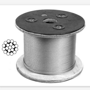 Hight Quality Galvanized Steel Wire Rope Brake Cables 1x7S, 1x12S, 1x19S, 7x7S Diameter 1.0mm~4.0mm