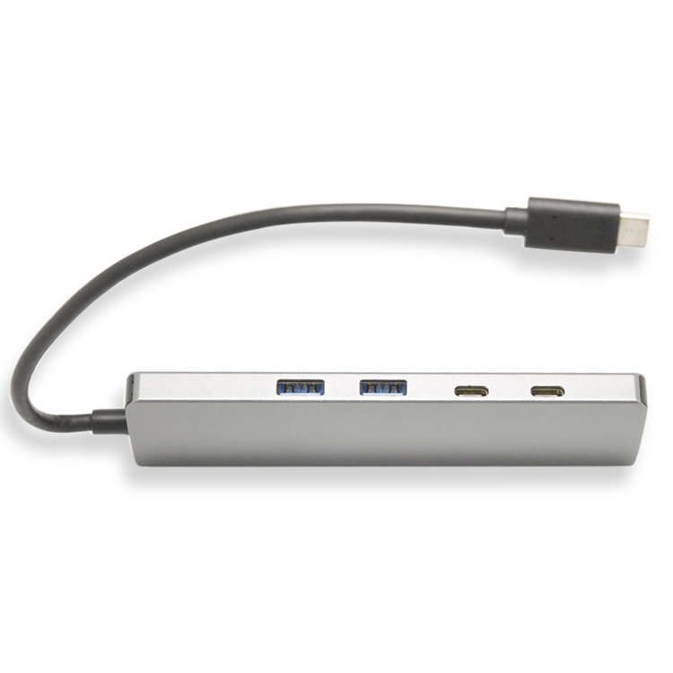 8 in 1 Portable Space Aluminum DongleUSB C Hub Multiport AdapterCompatible for MacBook Air Pro and Other Type C Laptop