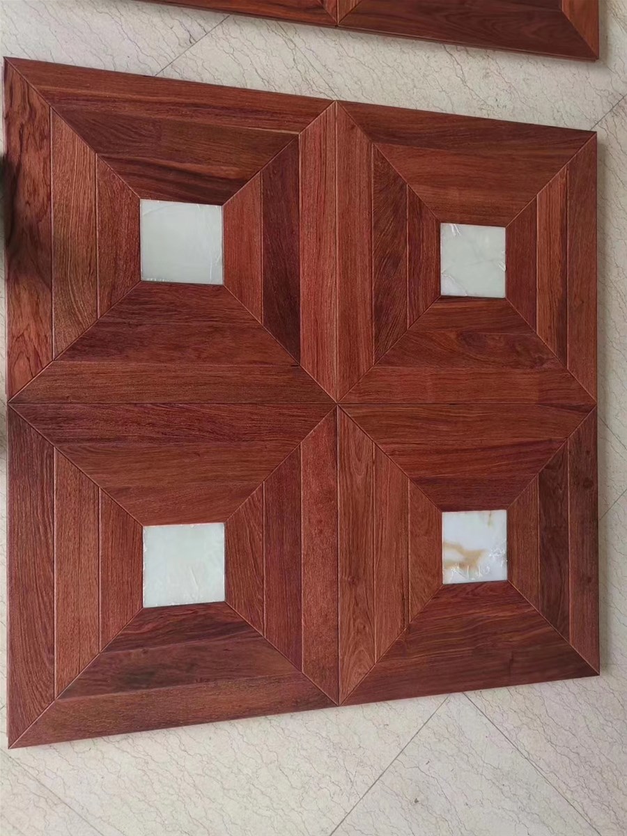 Bubinga with stone Tiles with stone