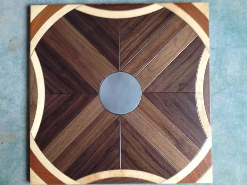 Curvilinear figure Parquet Square Parquet Tiles