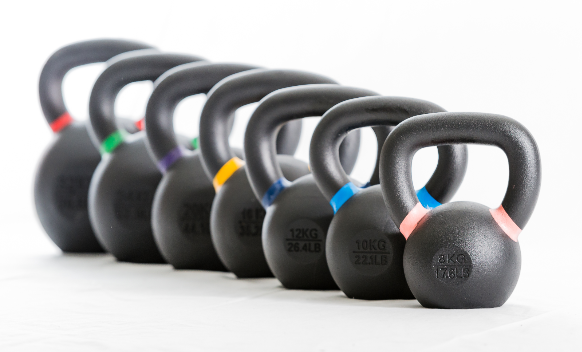 China Cast Iron Powder Coated Kettlebells