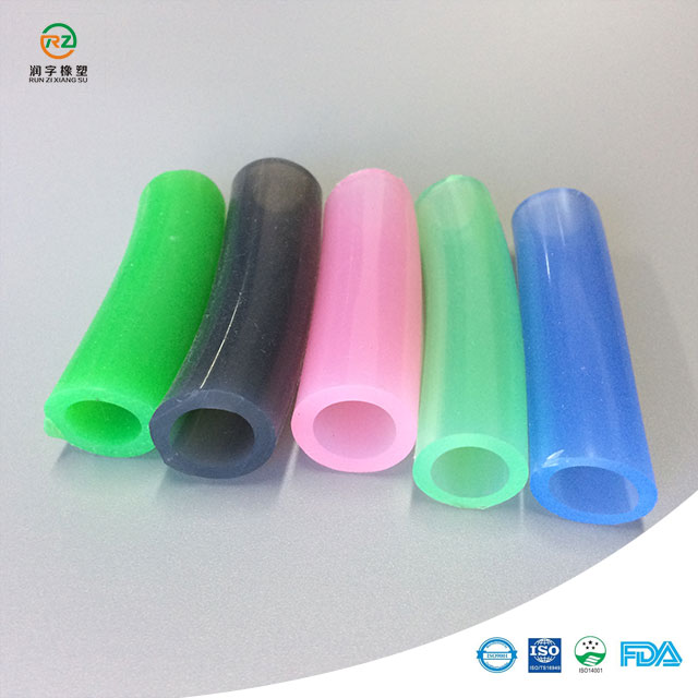 Clear high temperature resistant silicone rubber tube